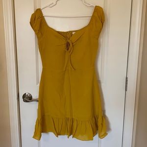 Yellow summer dress